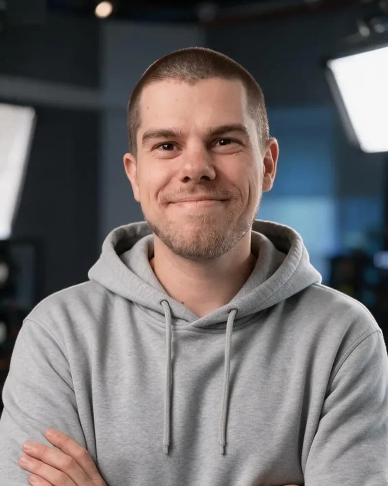 Christian Wenterodt, Gründer von Webwand, lächelt mit verschränkten Armen